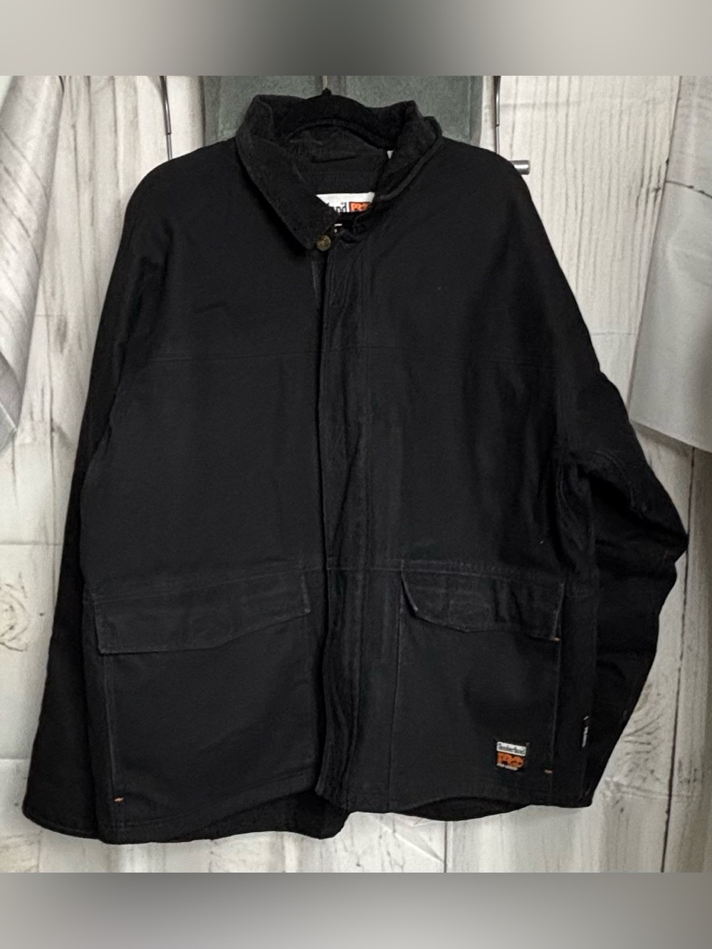 Timberland PRO Men's Heavyweight Canvas Insulated Work Jacket Black XXL